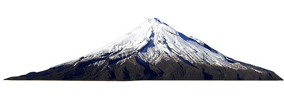mount-taranaki-new-zealand-transparent-background